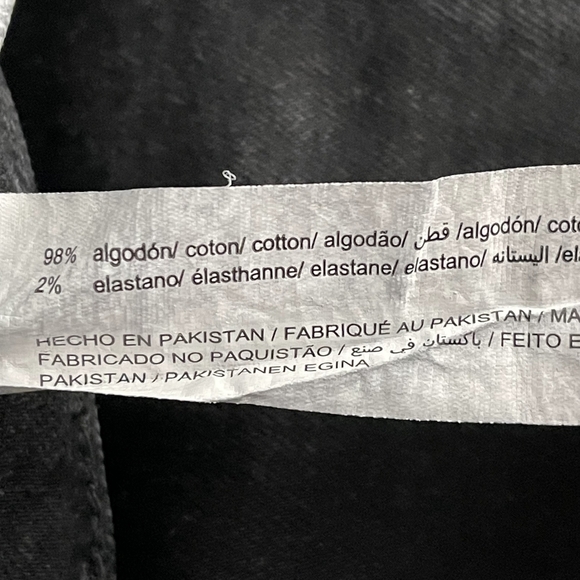 2/$30 ZARA High Rise Split Skinny Jeans 2 Full Length Side Slit Boot Cut #7173 - Picture 14 of 16